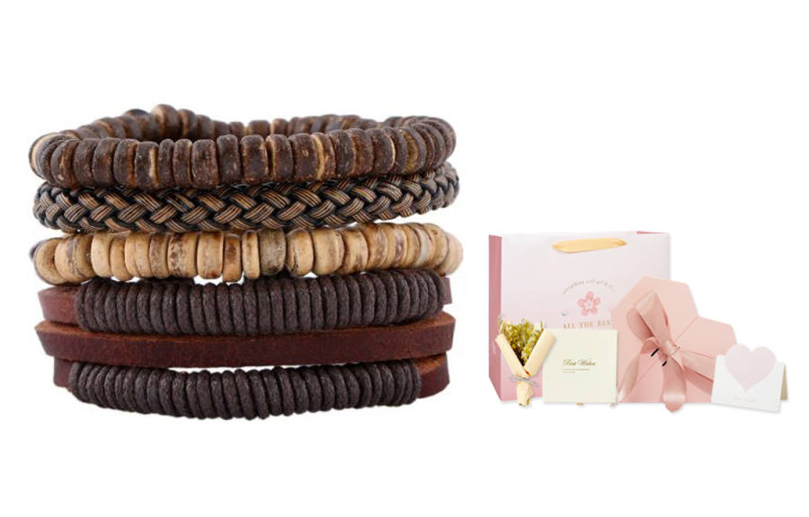 US8ACC US8ACC Leather Bracelets Unisex
