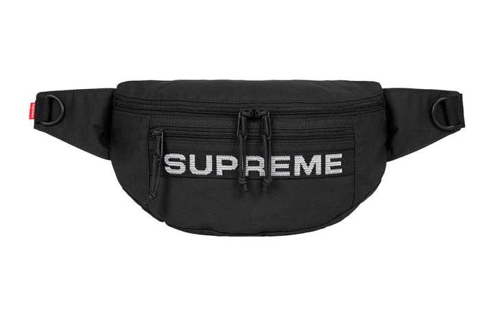 Supreme Supreme Nylon With Cotton Shoulder Bag, Crossbody Bag, Fanny Pack Regular Unisex Black