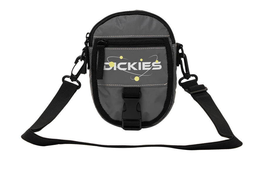 Dickies Dickies Polyester Shoulder Bag, Crossbody Bag Regular Unisex Gray