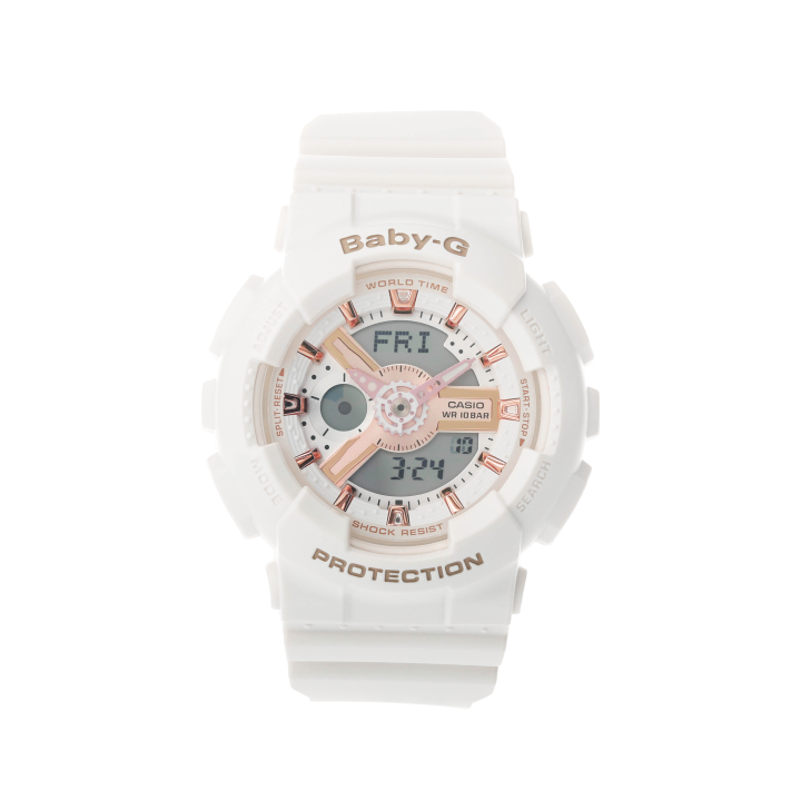 CASIO CASIO Women's BABY-G White Watch BA-110XRG-7AJF