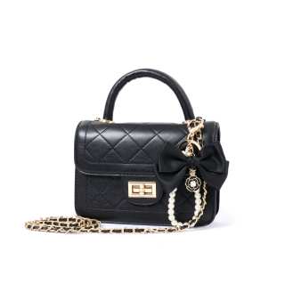 OTA Pu Small Square Bag, Shoulder Bag, Crossbody Bag, Handbag Medium Women's Black