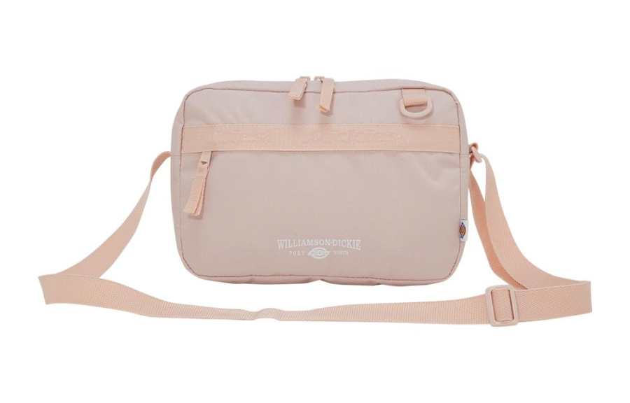 Dickies Polyester Shoulder Bag, Crossbody Bag Regular Unisex Pink