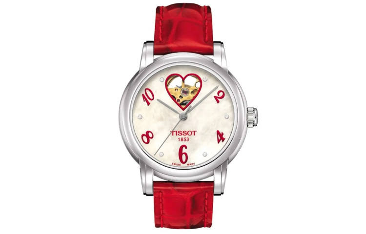 TISSOT Fashion Collection Automatic Mechanical Movement 30m Waterproof Women's Watch 35mm White Dial