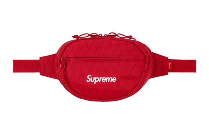 Supreme Supreme FW18 Fabric Crossbody Bag, Sling Bag, Fanny Pack Regular Unisex Red