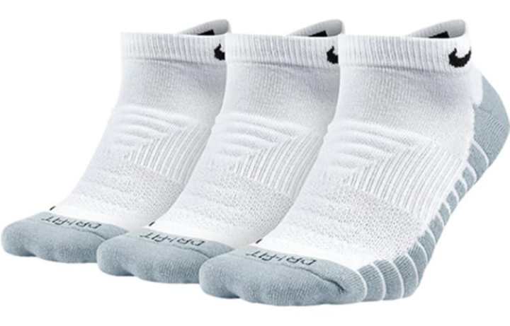 Nike Nike Ankle Socks Unisex 3 Pack White Gray