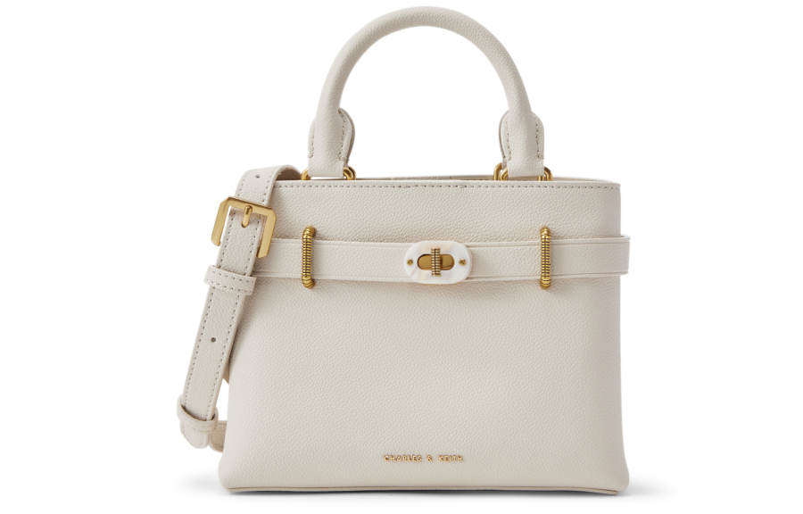CHARLES&KEITH Pu Charles & Keith Bag Kelly Bag Small Square Bag Crossbody Handbag Medium Women's Multicolor