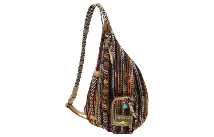 Li-Ning Li Ning Polyester Crossbody Bag, Shoulder Bag Regular Unisex Multicolor