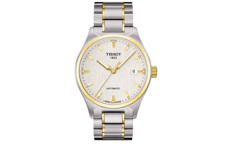 TISSOT Classic Collection Automatic Mechanical Movement 100m Waterproof Men's Watches Watch 39mm White Dial