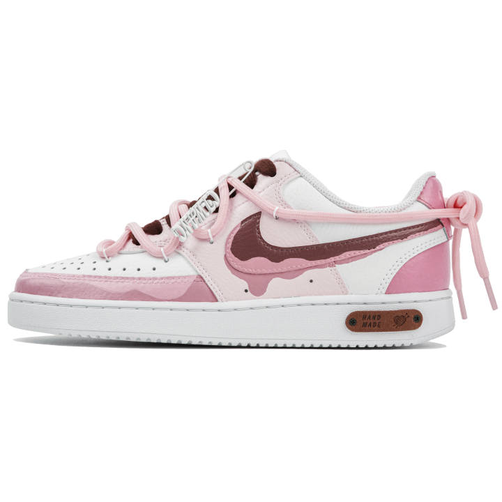 Nike Nike Court Vision 1 Low top Skateboard Shoes Women's Pink