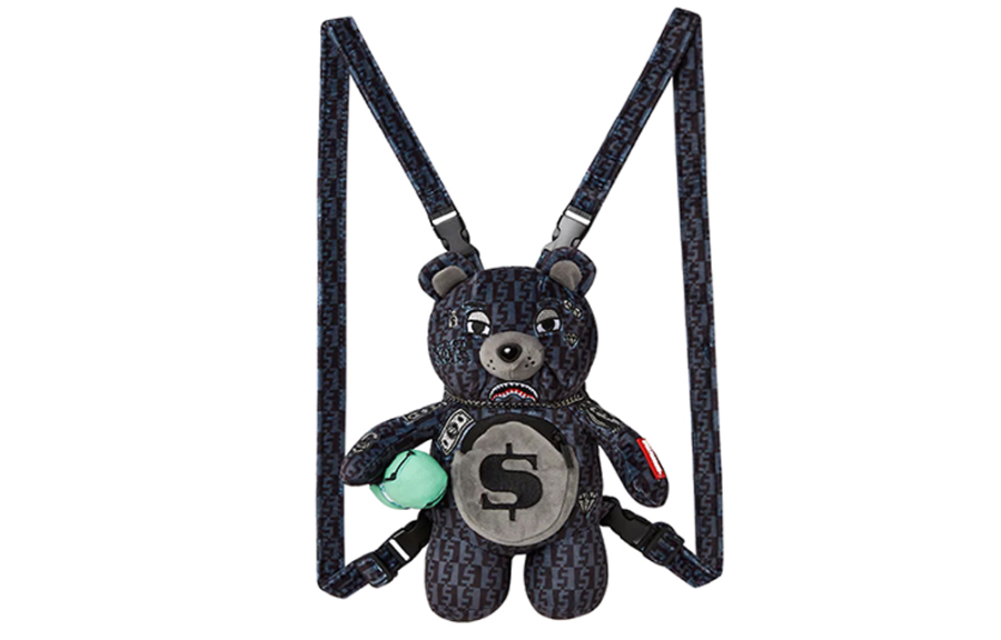 SPRAYGROUND SPRAYGROUND Plush Backpack Small Unisex Dark Gray