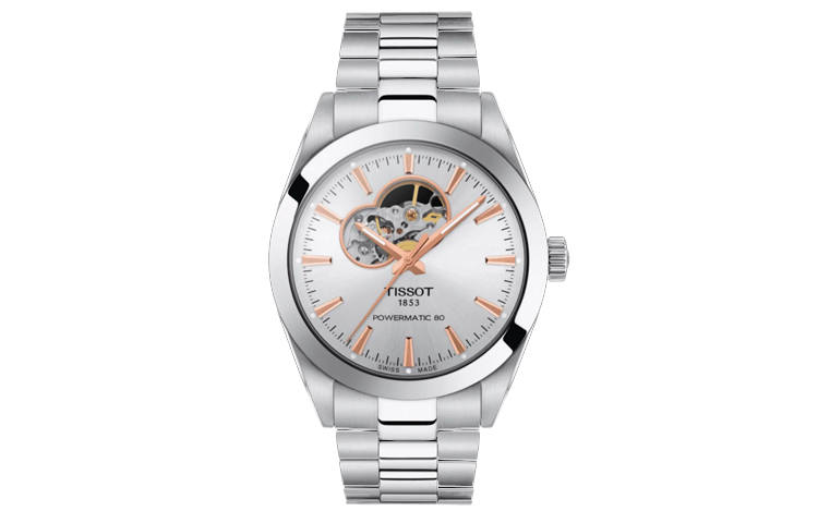 TISSOT Windy Collection Automatic Mechanical Movement 100m Waterproof Men's Watches Watch 40mm Silver Dial