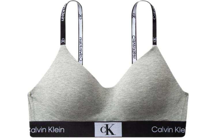 CALVIN KLEIN CK96 Bra Women's Coconut Gray