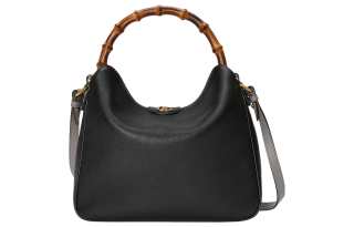 GUCCI Diana Leather Crossbody Bag, Shoulder Bag Medium Women's Black