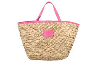MSGM Polyester Handbag, Shoulder Bag Women's Beige/Pink