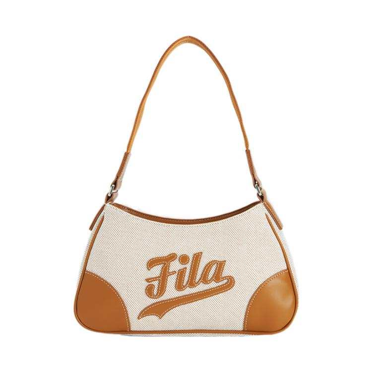 FILA FUSION Fashion PU, Textile Crossbody Bag, Shoulder Bag Women's Quinoa Khaki
