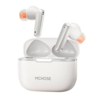 MCHOSE MC B35 Lightweight Comfortable, Bluetooth 5.2 Half In ear Active Noise Cancellation Bluetooth Headset