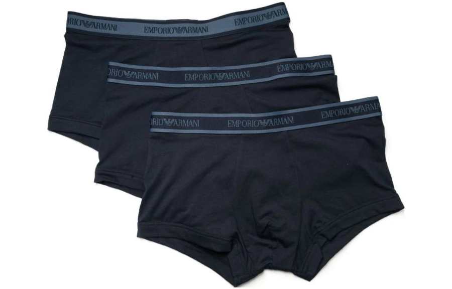 EMPORIO ARMANI SS23 Boxer Shorts Men's 3 Pack Dark Blue