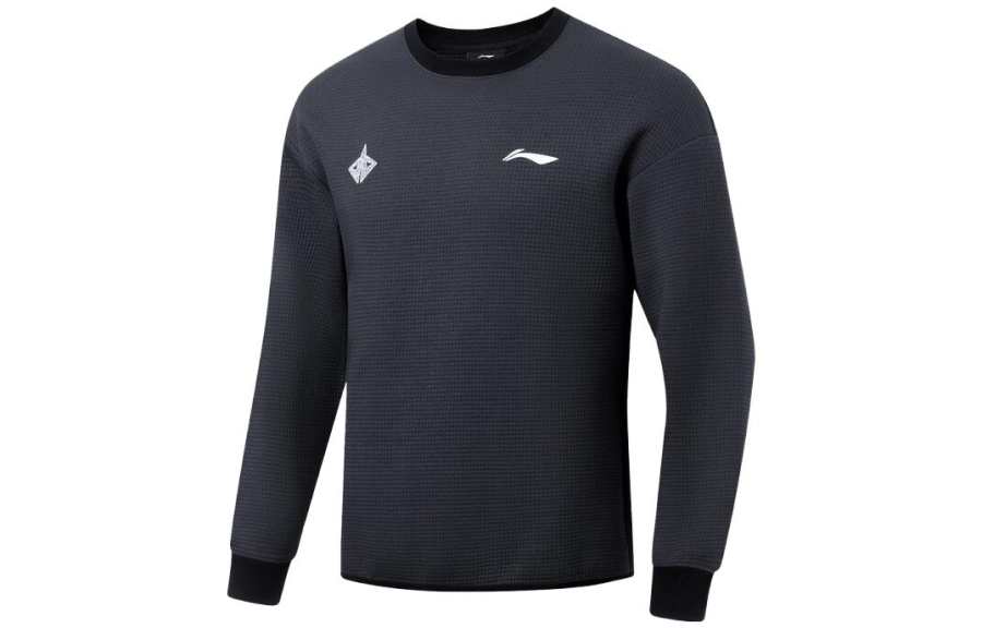 Li-Ning Li Ning Professional Basketball Collection Sweatshirt Men's Ebony Black