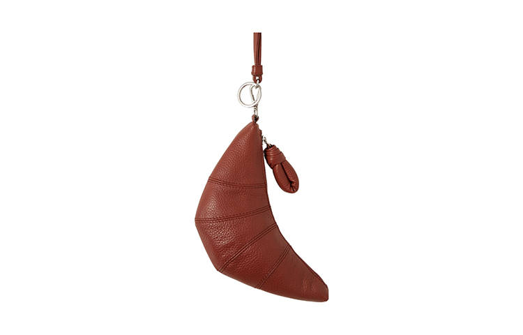 Lemaire Grain Cow Leather Coin Purse Women's Brown