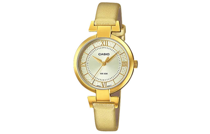 CASIO CASIO Women's Standard Series Gold Watch LTP-E403GL-9A