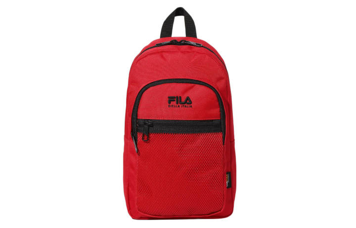 FILA FILA Athleisure Polyester One Shoulder Crossbody Sling Bag Regular Unisex Red