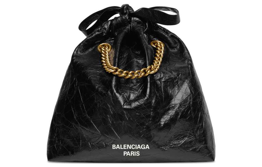Balenciaga 【availability-by-tier-invertedtag】small Crush leather tote bag