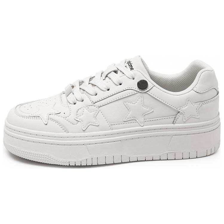 AGSDON Split Cow Leather, Leather Stylish Skateboarding Shoes Women's