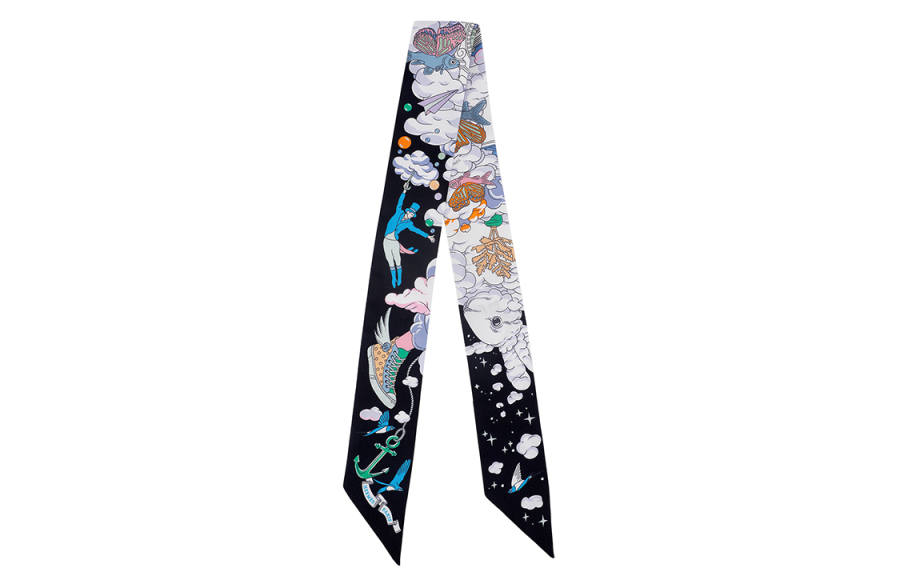 HERMES Hermès Pre Owned 2020s Sur Mon Nuage Scarf