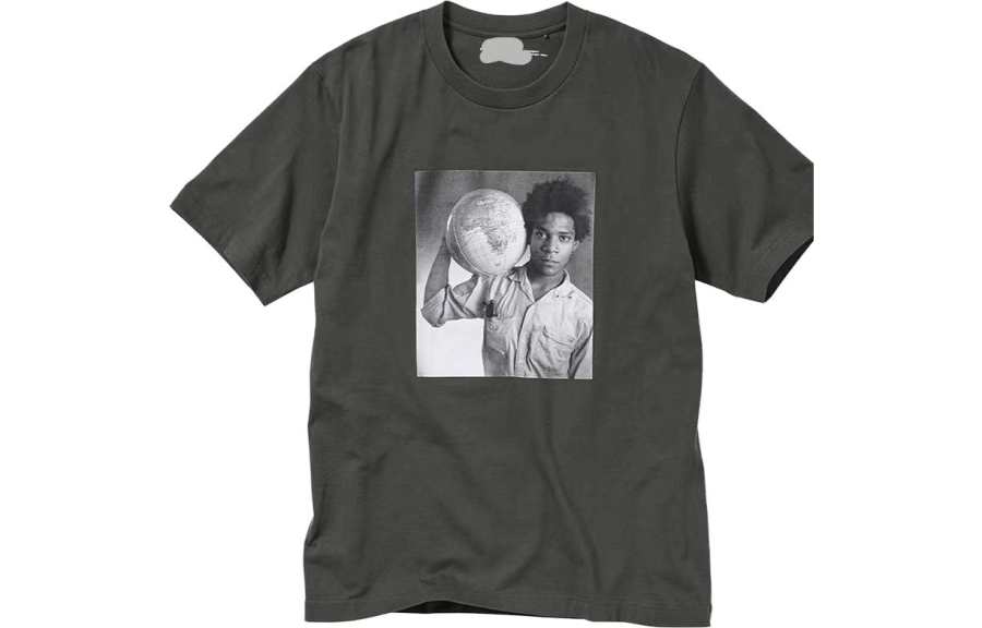 UNIQLO Basquiat Collaboration T Shirt Unisex Dark Gray