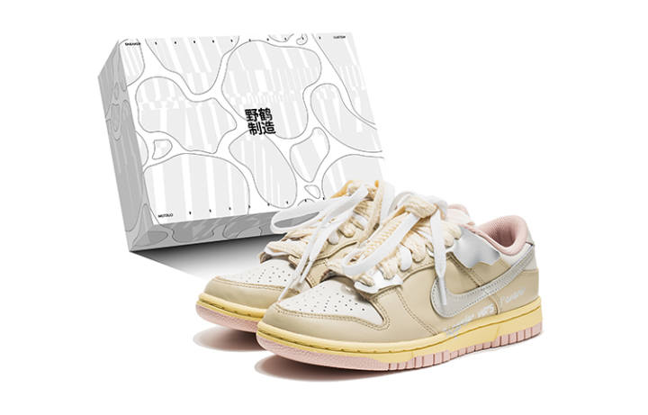 Nike Nike Dunk Low top Skateboard Shoes Women's Silver Tea Brown