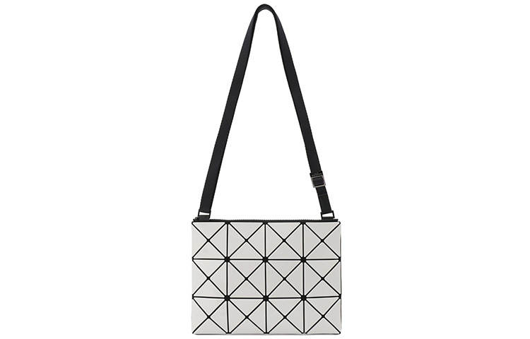 ISSEY MIYAKE Lucent Gloss Polyvinyl Chloride Resin Shoulder Bag, Crossbody Bag Regular Women's Light Gray