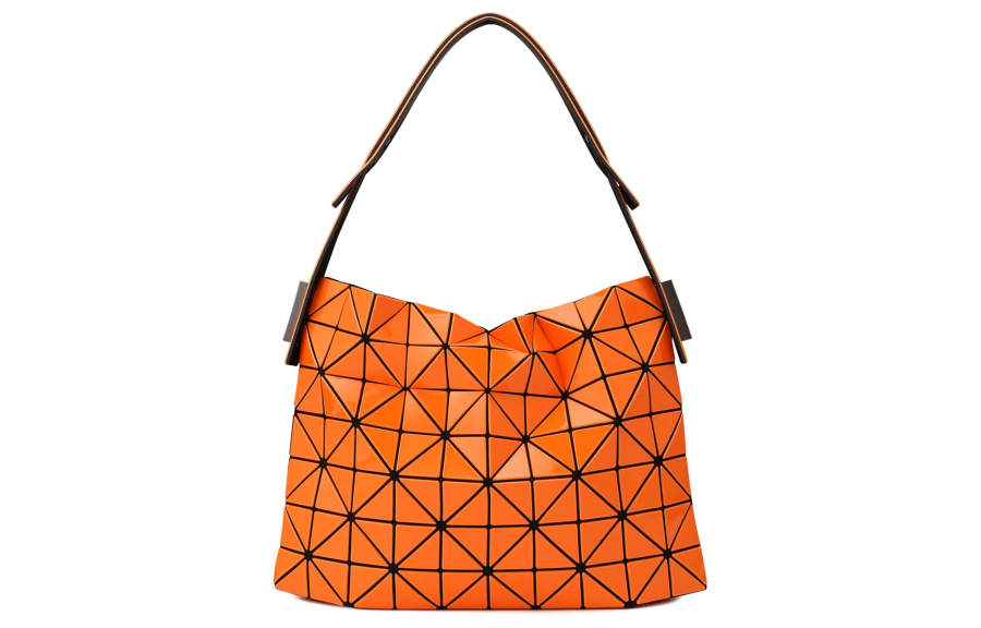 ISSEY MIYAKE Baguette Nylon Baguette Bag Handbag, Shoulder Bag Women's Orange