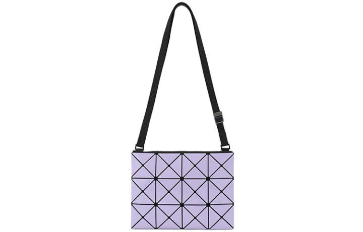 ISSEY MIYAKE ISSEY MIYAKE Lucent Gloss Polyvinyl Chloride Resin Shoulder Bag, Crossbody Bag Regular Women's Lavender