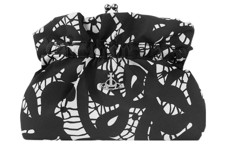 Vivienne Westwood Polyester Clutch Women's Black/White