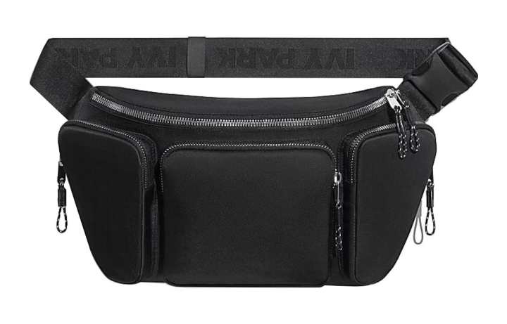 Adidas Adidas IVY PARK Collaboration Polyester Sling Bag, Fanny Pack Regular Unisex Black