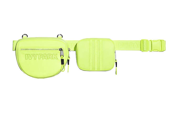 Adidas Adidas X Ivy Park Collaboration Zip Closure Sling Bag, Crossbody Bag, Fanny Pack Unisex Yellow