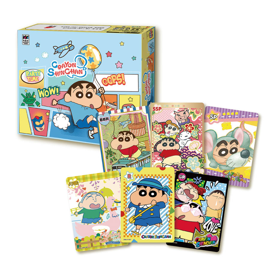 Wonder Card Crayon Shin Chan Main Characters First Edition Card Pack, Fun Collection Party Theme Set IP / Anime Cards