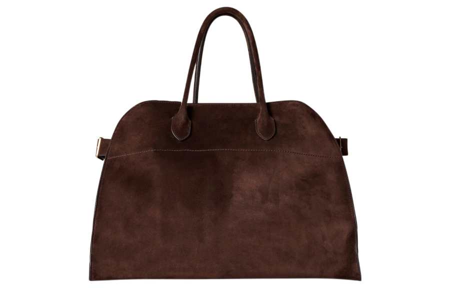 THE ROW Margau Soft Suede Tote Bag, Shopping Bag, Handbag Women's Mocha