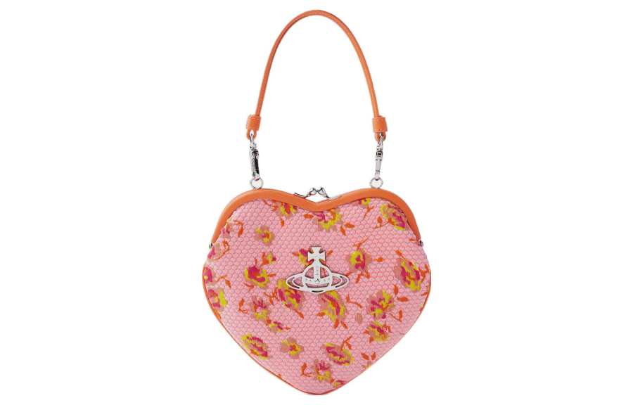 Vivienne Westwood Fabric Shoulder Bag, Crossbody Bag, Handbag Women's Pink