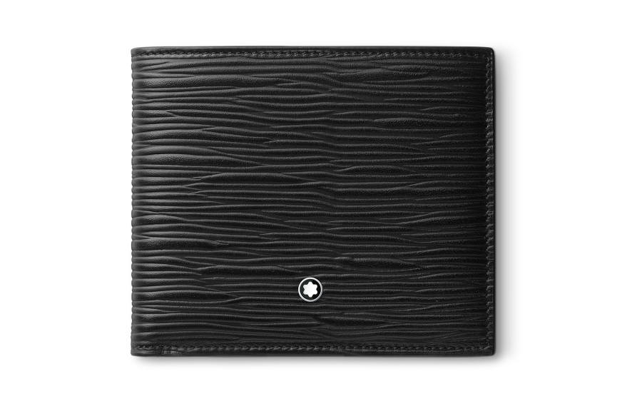 MONTBLANC MONTBLANC Cow Leather Wallet Men's Black