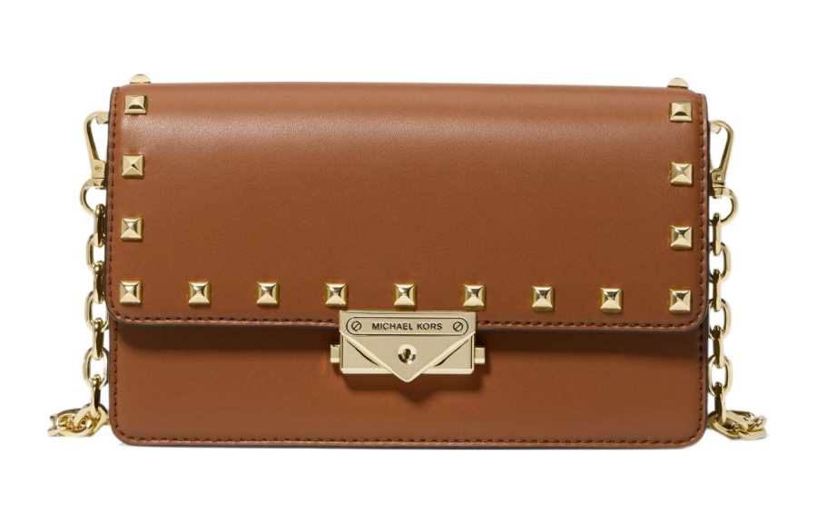 MICHAEL KORS Cece Artificial Leather Envelope Bag, Shoulder Bag, Crossbody Bag Medium Women's Brown