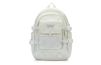 VANWALK Polyester Backpack Regular Unisex White