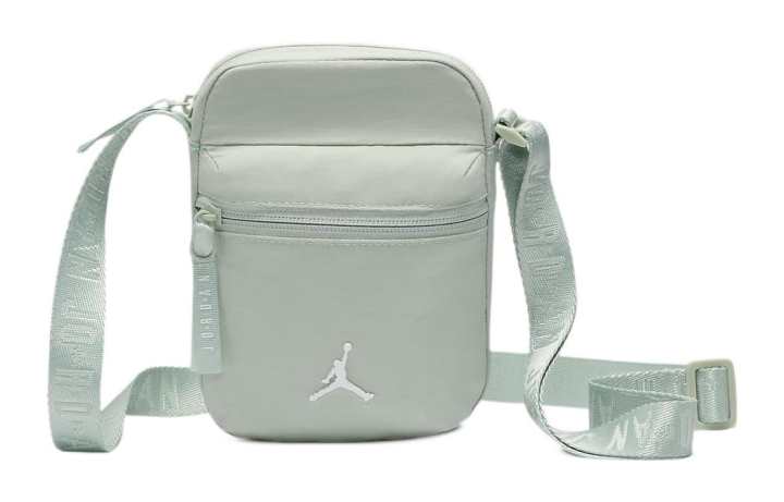 Jordan Jordan Cotton With Nylon Cell Phone Pouch, Shoulder Bag, Crossbody Bag Mini Unisex Grass Green