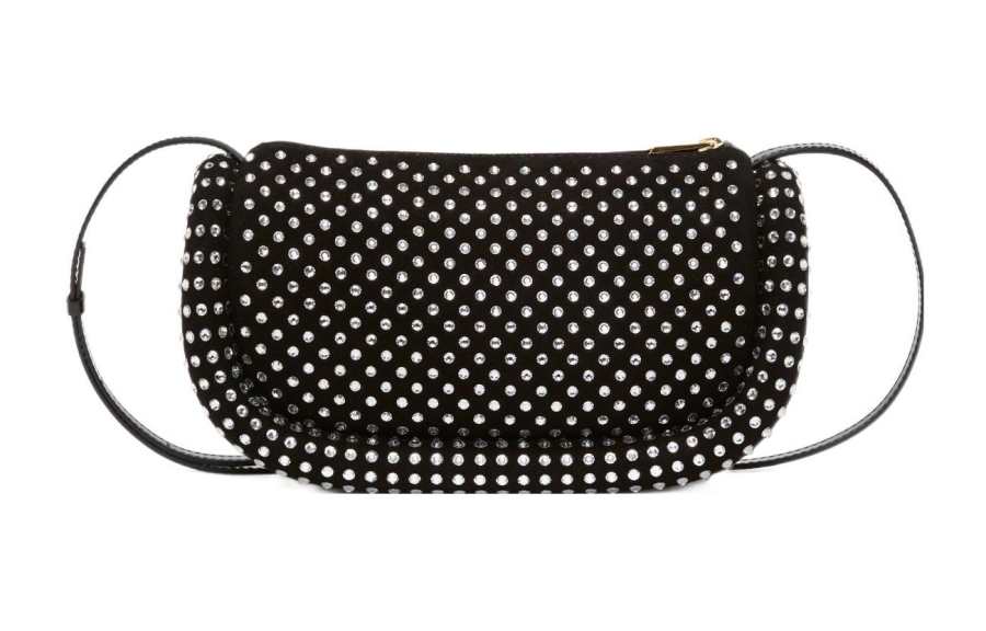 JW Anderson Lambskin With Calfskin Trim Crossbody Bag, Shoulder Bag Women's Black