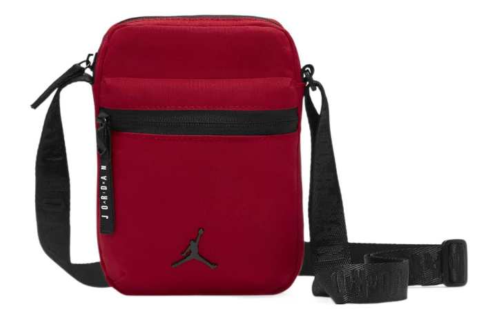 Jordan Jordan Cotton Detail Cell Phone Pouch, Shoulder Bag, Crossbody Bag Mini Unisex Red