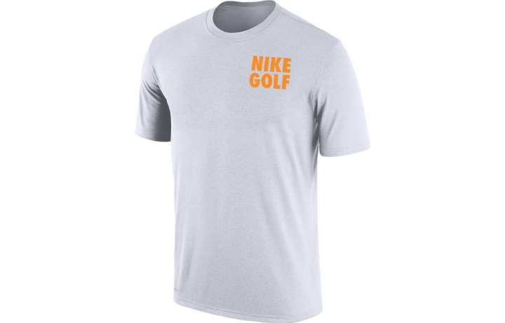 Nike Nike T Shirts Men's White Crew Neck Moderate Straight Fit