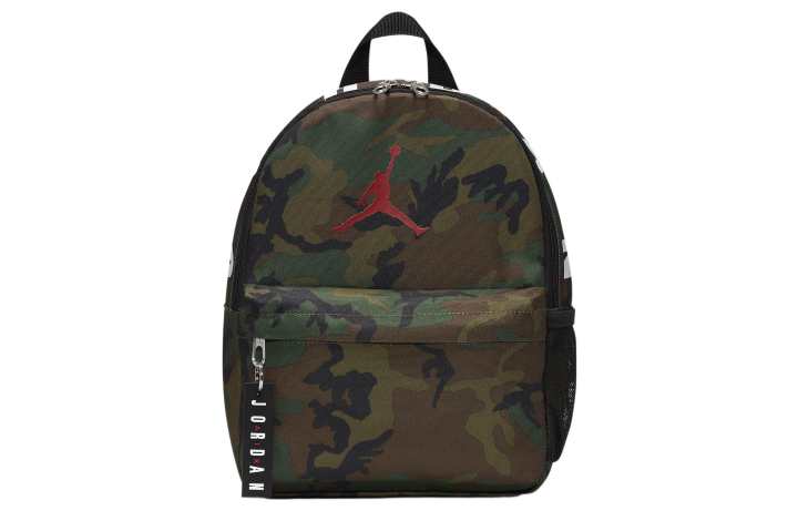 Jordan Jordan Polyester Backpack Small Unisex Camouflage Green
