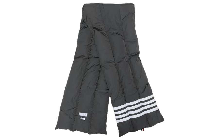 THOM BROWNE 【Previous Season】4Bar down-filled vertical pillow scarf