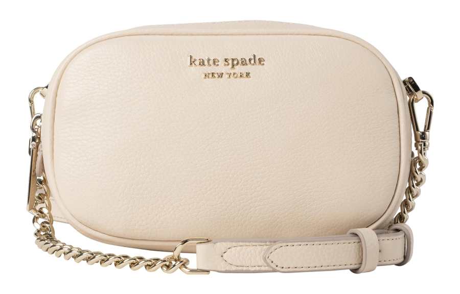 Kate Spade Leather Camera Bag, Shoulder Bag, Crossbody Bag Small Women's Beige