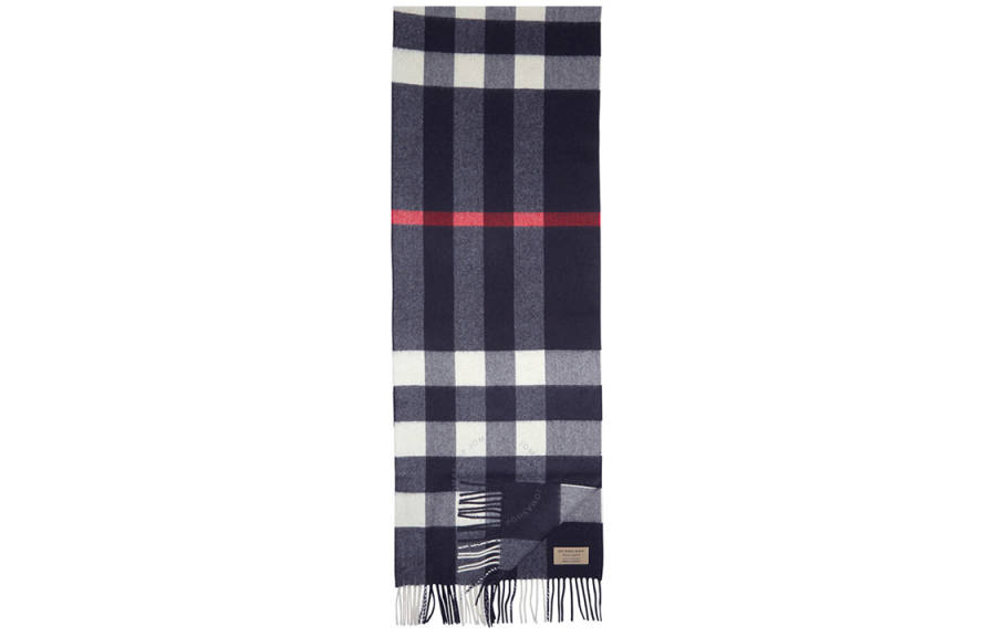 Burberry Burberry Checked Fringed-Edge Scarf